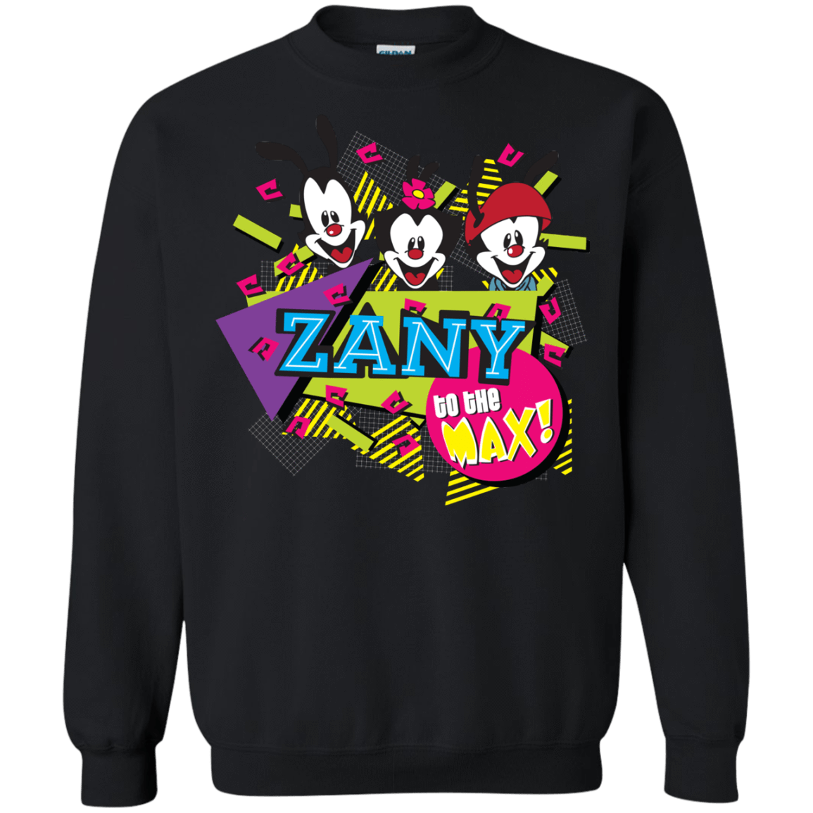 Sweatshirts Black / S Zany Crewneck Sweatshirt