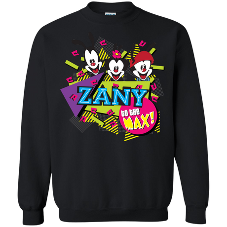 Sweatshirts Black / S Zany Crewneck Sweatshirt