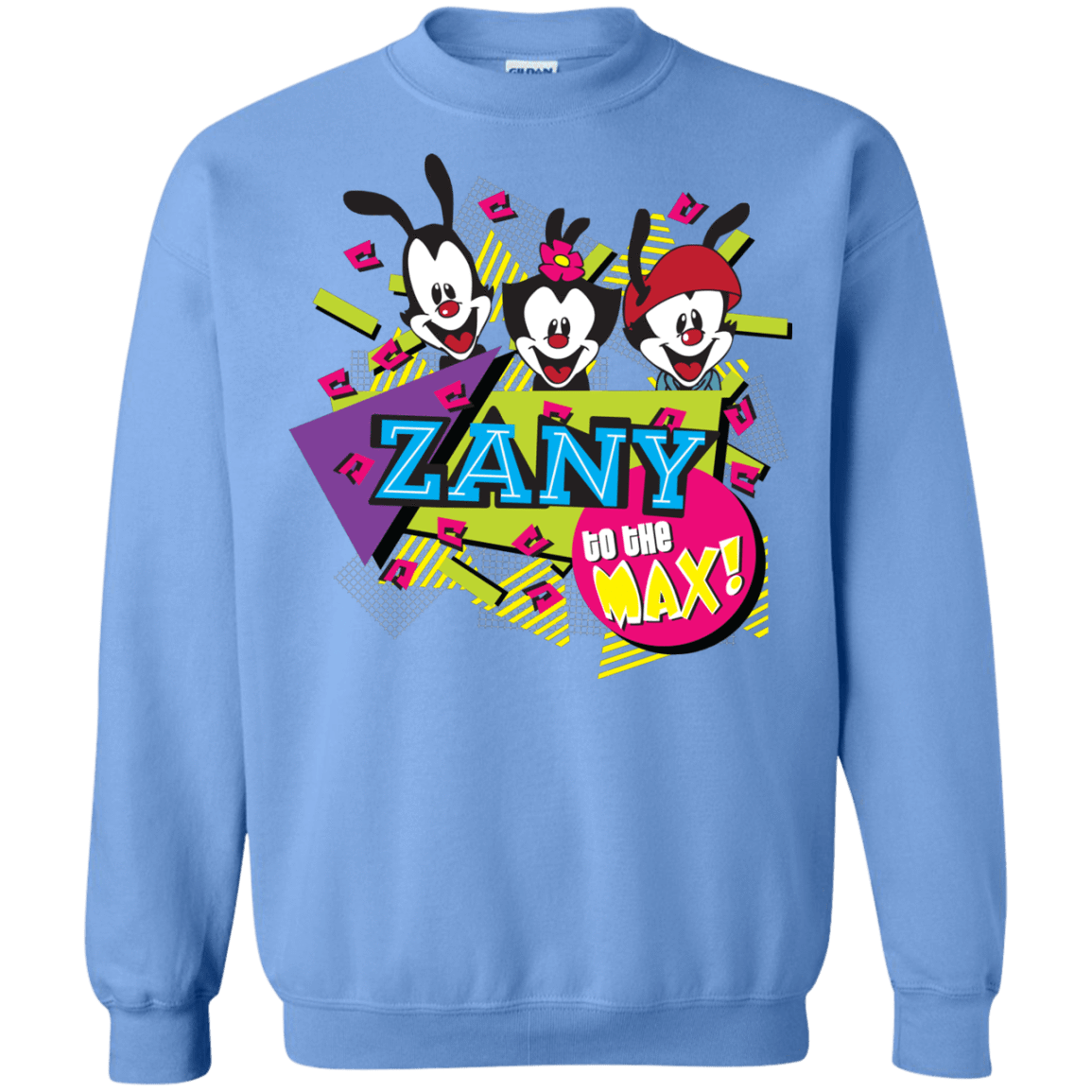 Sweatshirts Carolina Blue / S Zany Crewneck Sweatshirt