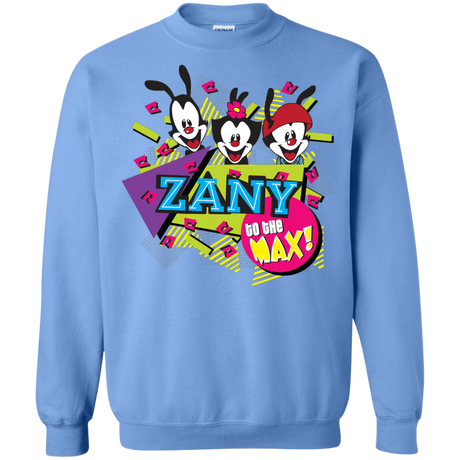 Sweatshirts Carolina Blue / S Zany Crewneck Sweatshirt