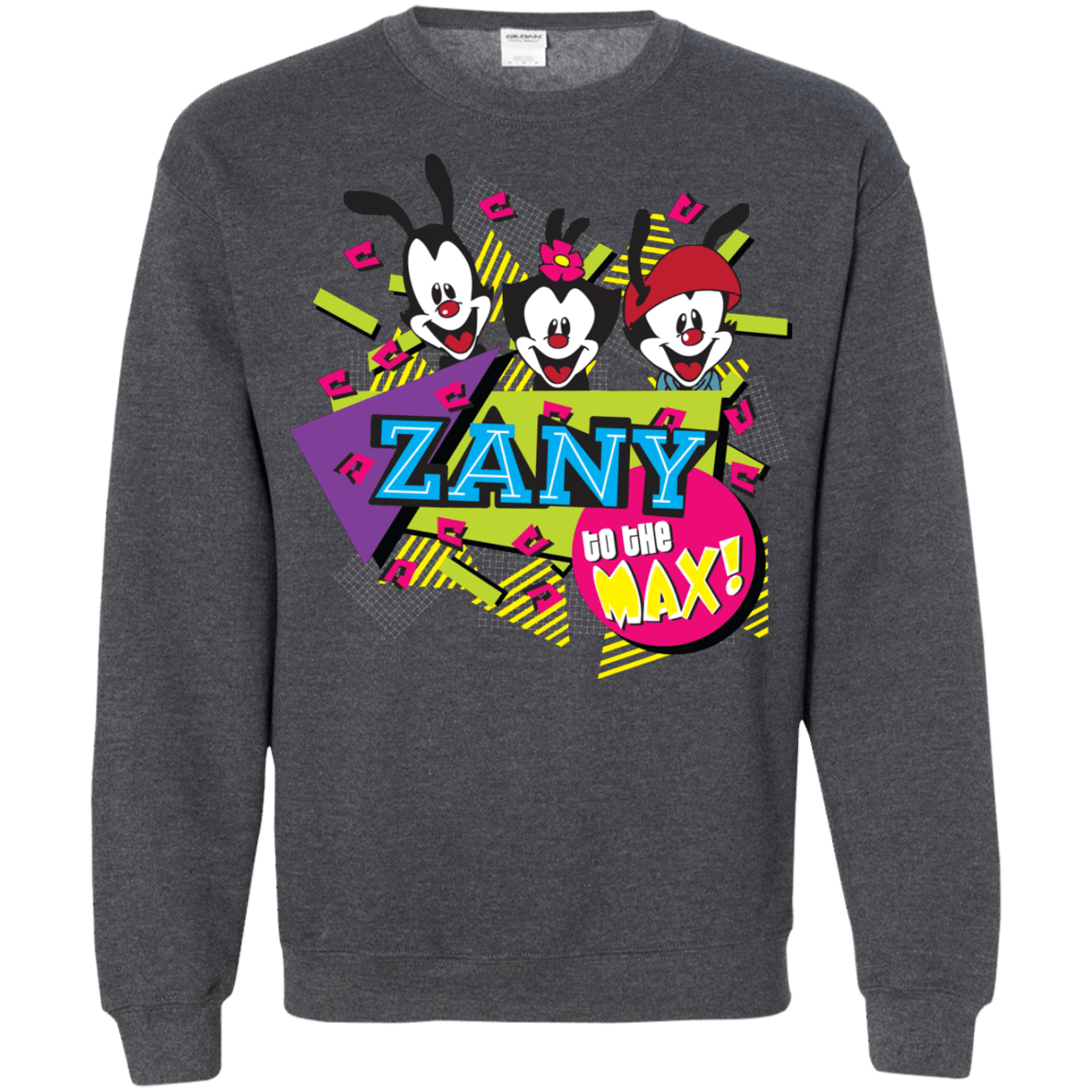 Sweatshirts Dark Heather / S Zany Crewneck Sweatshirt