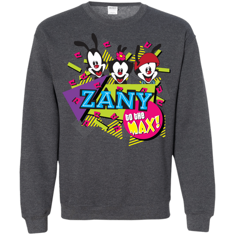 Sweatshirts Dark Heather / S Zany Crewneck Sweatshirt