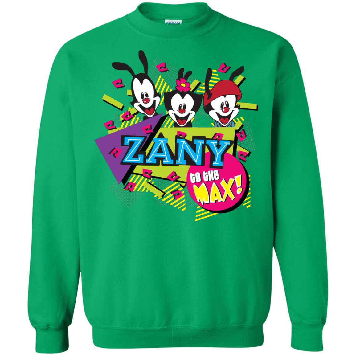 Sweatshirts Irish Green / S Zany Crewneck Sweatshirt