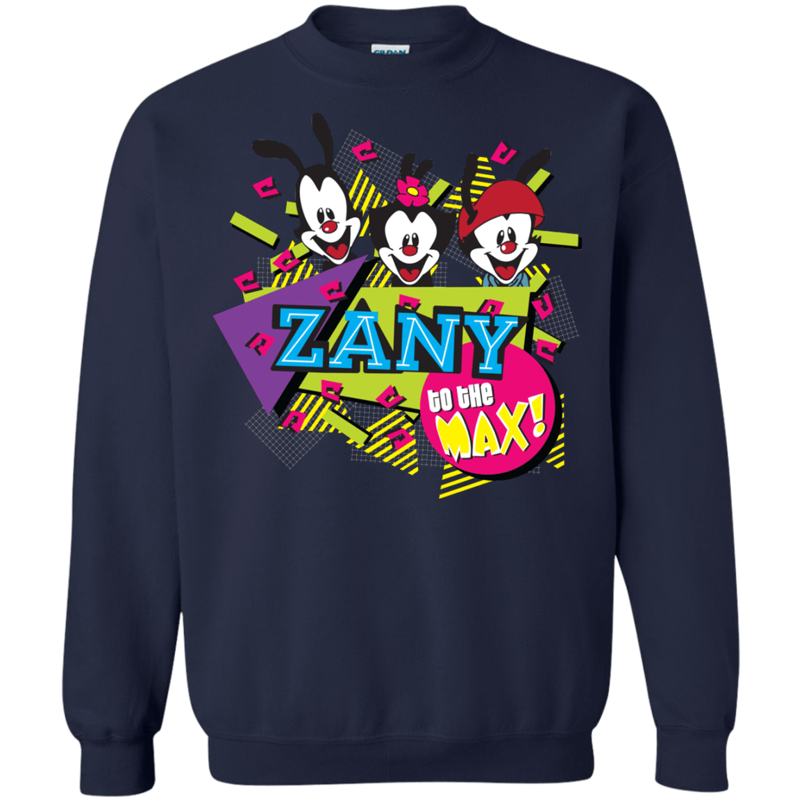 Sweatshirts Navy / S Zany Crewneck Sweatshirt