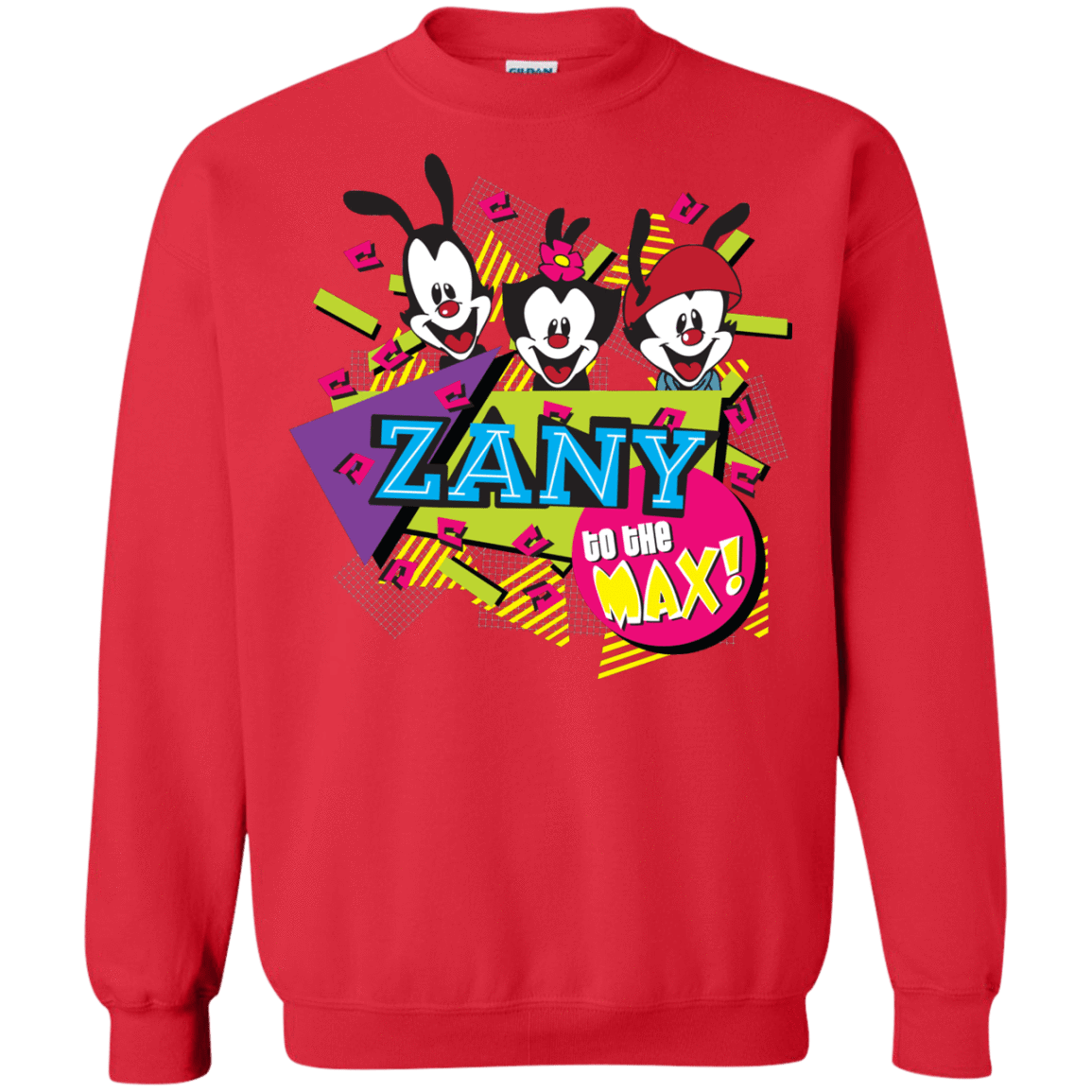 Sweatshirts Red / S Zany Crewneck Sweatshirt