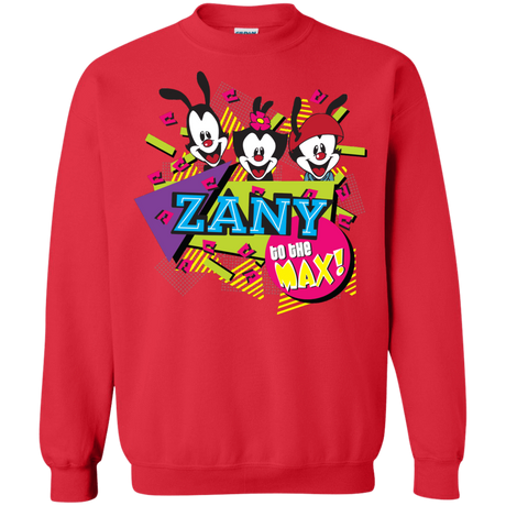 Sweatshirts Red / S Zany Crewneck Sweatshirt