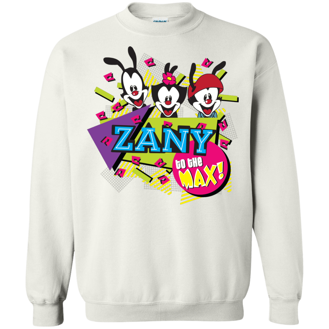 Sweatshirts White / S Zany Crewneck Sweatshirt