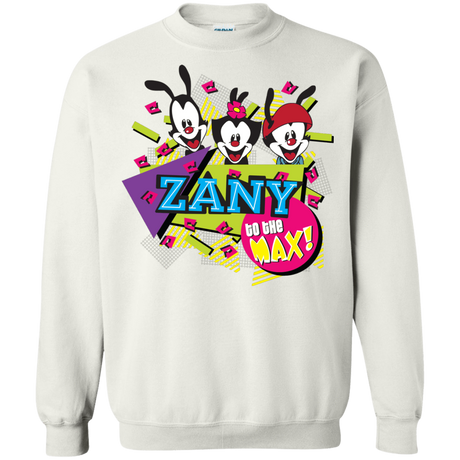 Sweatshirts White / S Zany Crewneck Sweatshirt