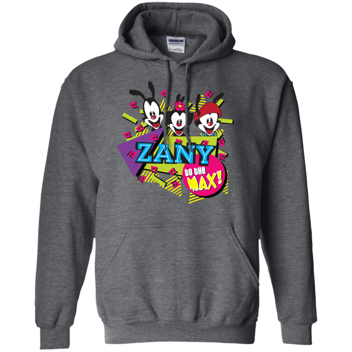 Sweatshirts Dark Heather / S Zany Pullover Hoodie