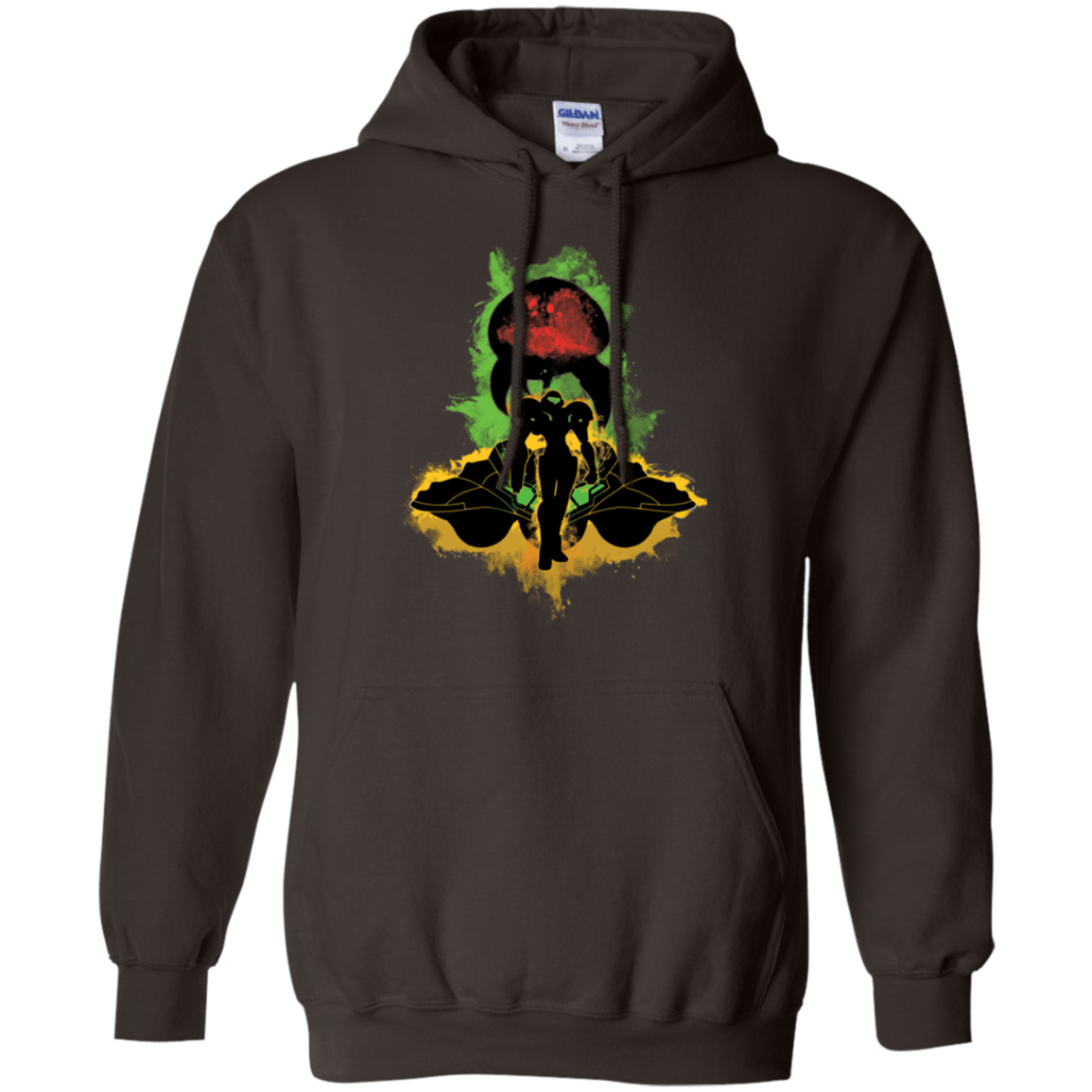 Sweatshirts Dark Chocolate / Small Zebes Conflict Pullover Hoodie