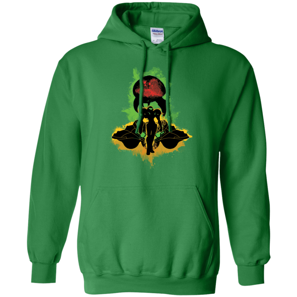 Sweatshirts Irish Green / Small Zebes Conflict Pullover Hoodie