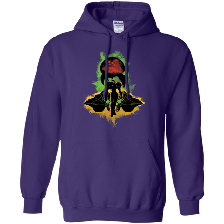 Sweatshirts Purple / Small Zebes Conflict Pullover Hoodie