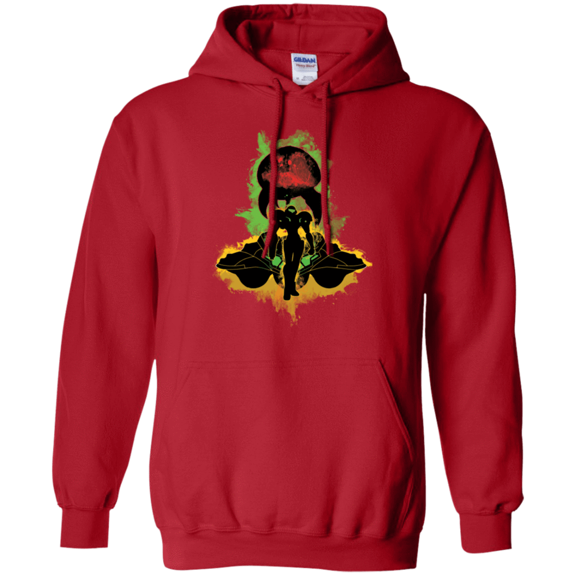 Sweatshirts Red / Small Zebes Conflict Pullover Hoodie