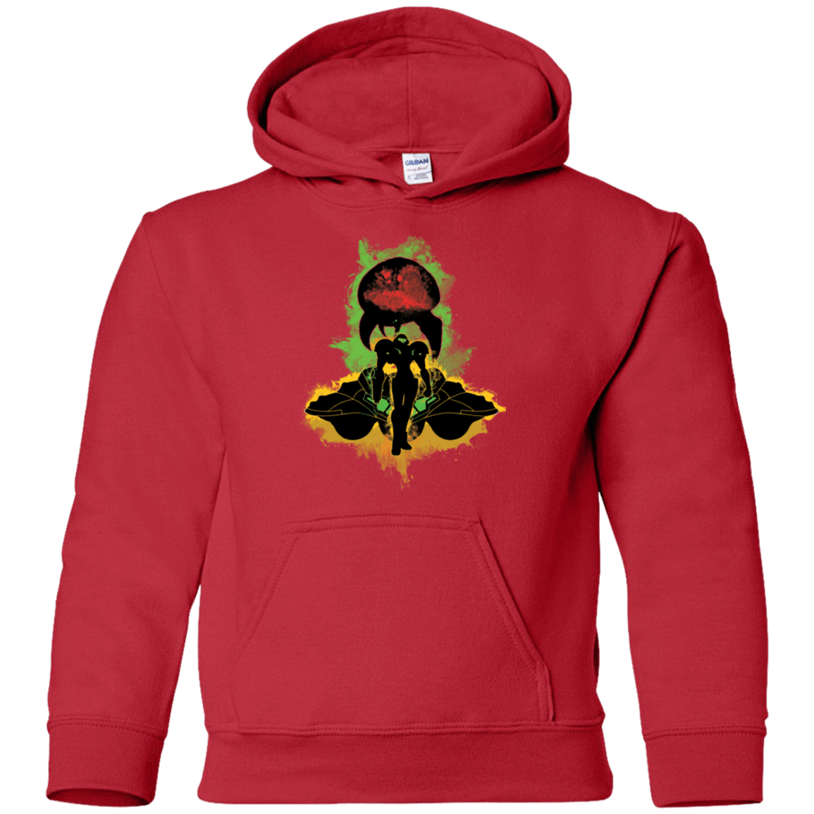 Sweatshirts Red / YS Zebes Conflict Youth Hoodie