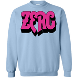 Sweatshirts Light Blue / Small Zerg Rush Crewneck Sweatshirt