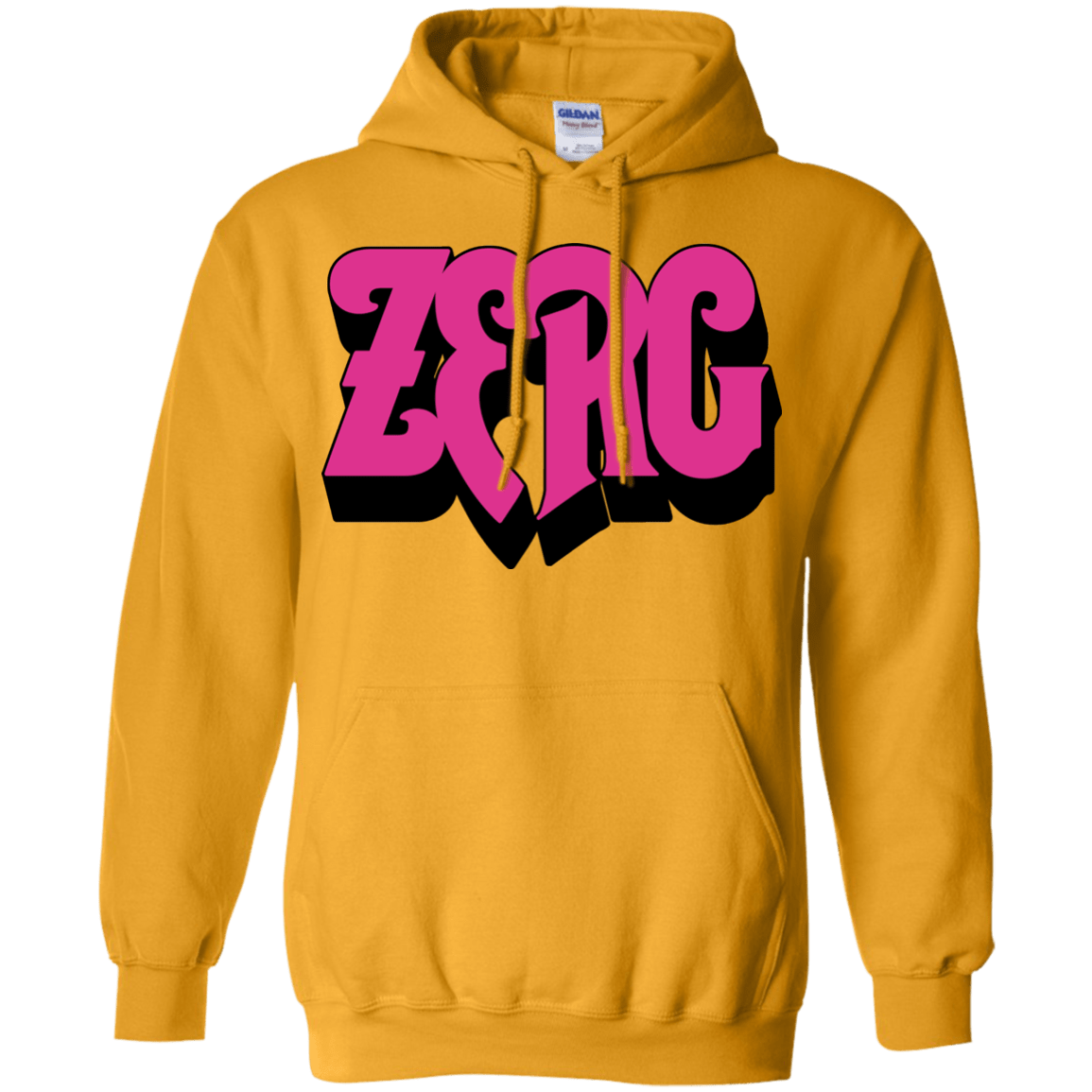 Sweatshirts Gold / Small Zerg Rush Pullover Hoodie