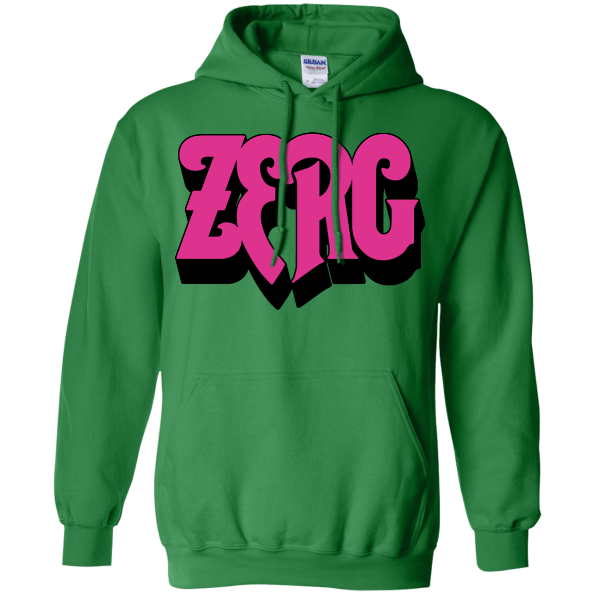 Sweatshirts Irish Green / Small Zerg Rush Pullover Hoodie