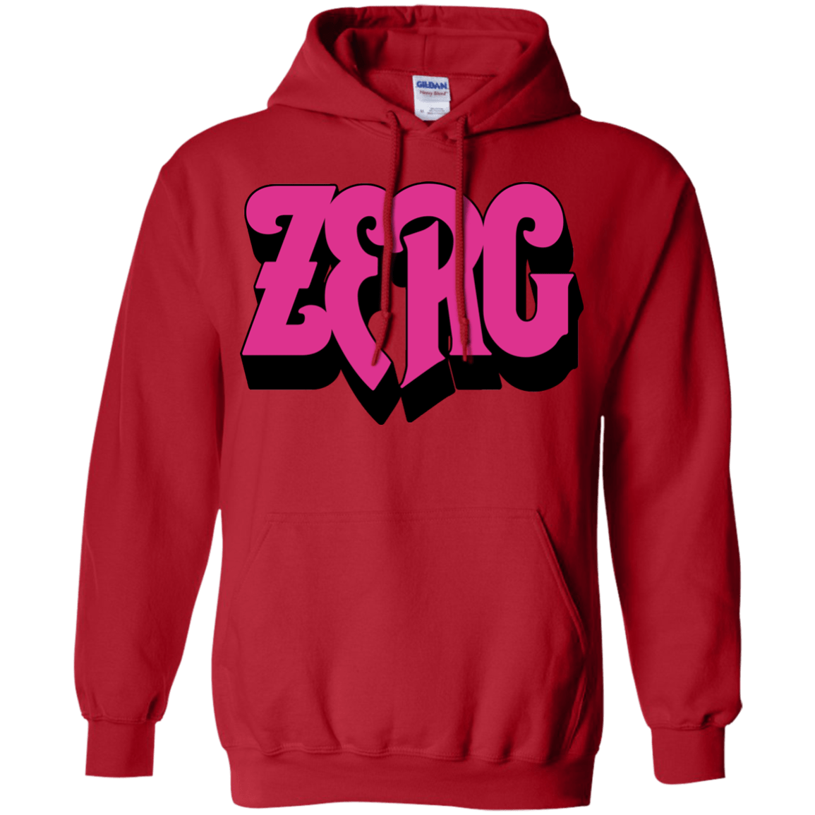 Sweatshirts Red / Small Zerg Rush Pullover Hoodie