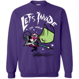 Sweatshirts Purple / Small Zim Pilgrim Crewneck Sweatshirt