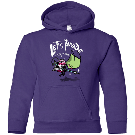 Sweatshirts Purple / YS Zim Pilgrim Youth Hoodie