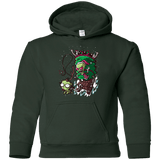 Sweatshirts Forest Green / YS Zim Stole Christmas Youth Hoodie