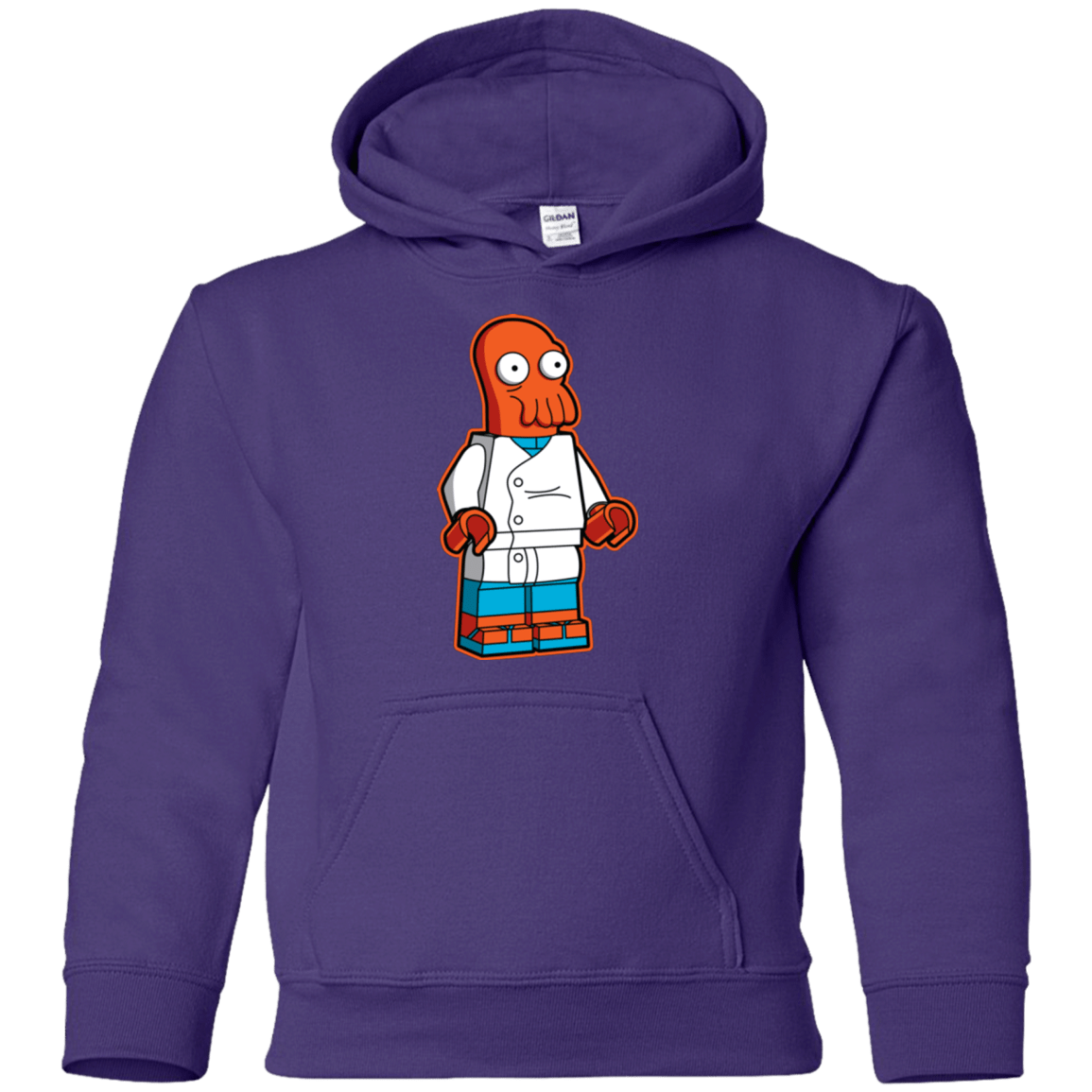 Sweatshirts Purple / YS Zoidbrick Youth Hoodie