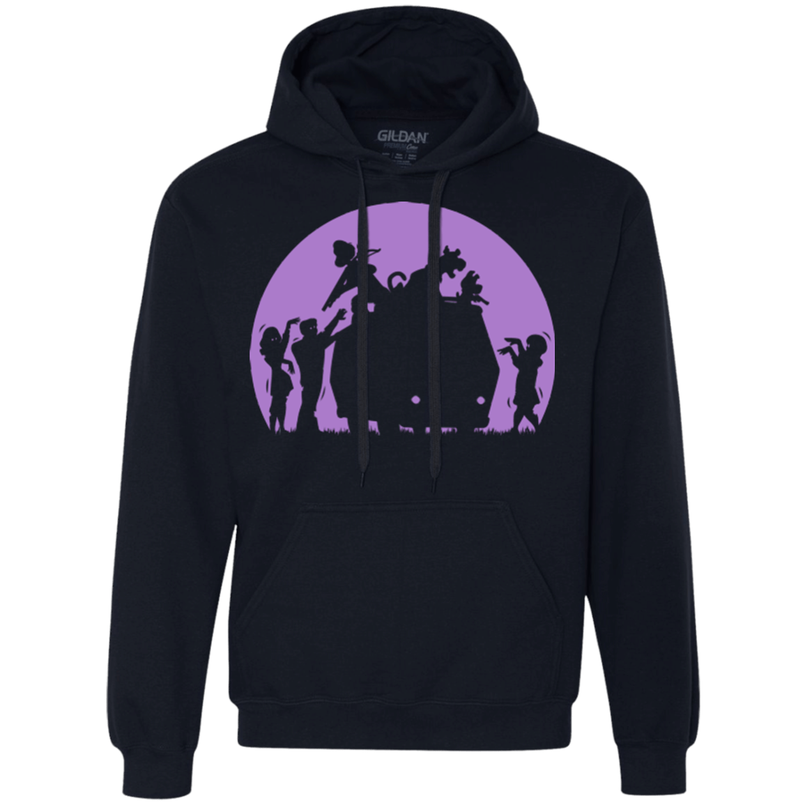 Sweatshirts Navy / S Zoinks They're Zombies Premium Fleece Hoodie