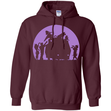 Sweatshirts Maroon / S Zoinks They're Zombies Pullover Hoodie