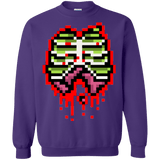 Sweatshirts Purple / Small Zombie Guts Crewneck Sweatshirt