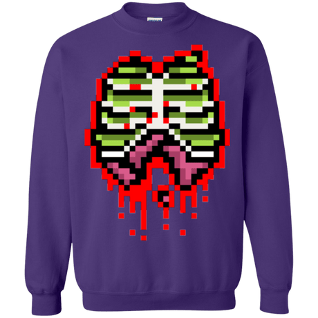 Sweatshirts Purple / Small Zombie Guts Crewneck Sweatshirt