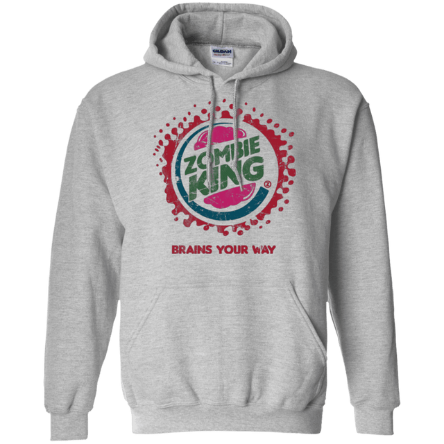 Sweatshirts Sport Grey / Small Zombie King Pullover Hoodie