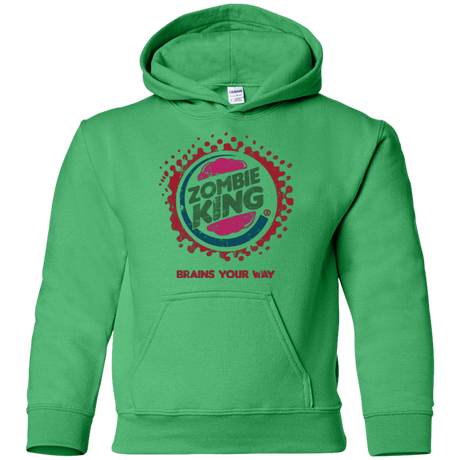 Sweatshirts Irish Green / YS Zombie King Youth Hoodie