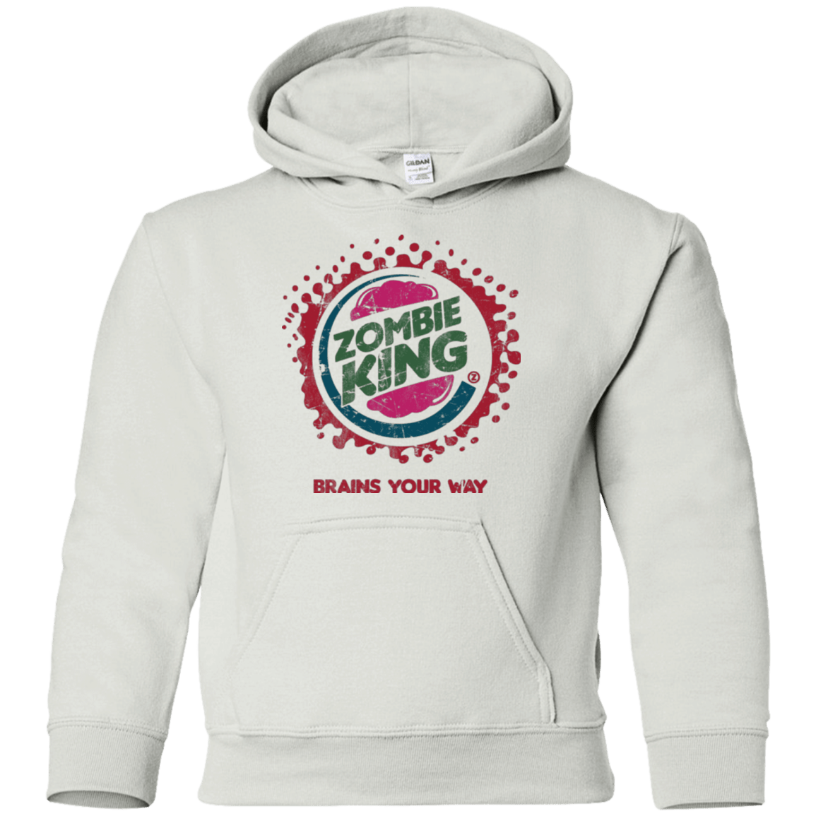 Sweatshirts White / YS Zombie King Youth Hoodie