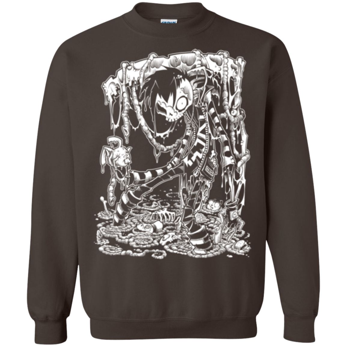 Sweatshirts Dark Chocolate / Small Zombnny Crewneck Sweatshirt