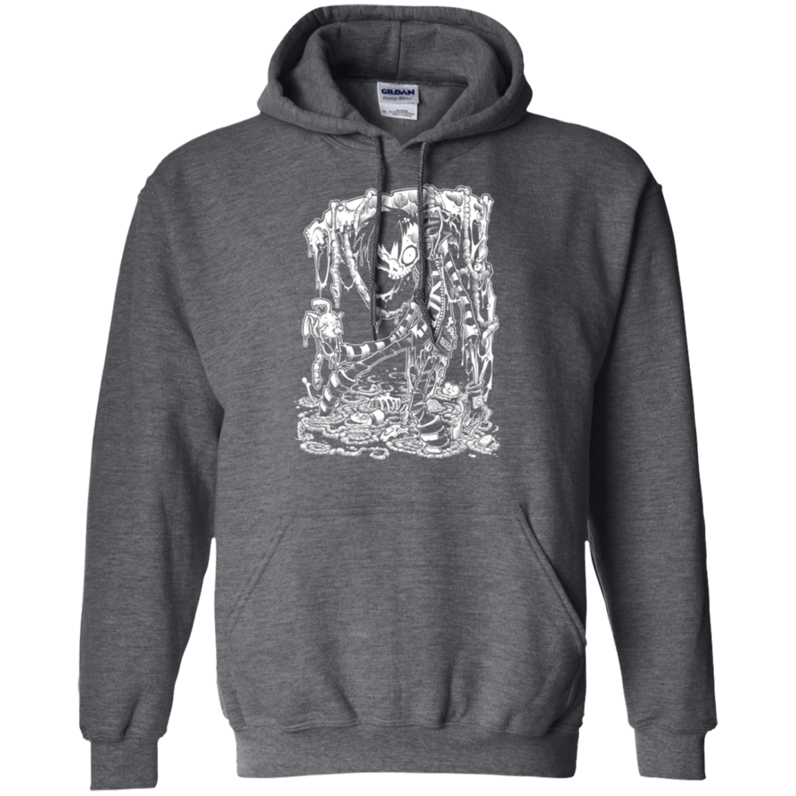 Sweatshirts Dark Heather / Small Zombnny Pullover Hoodie