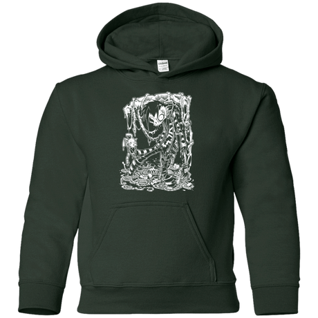 Sweatshirts Forest Green / YS Zombnny Youth Hoodie