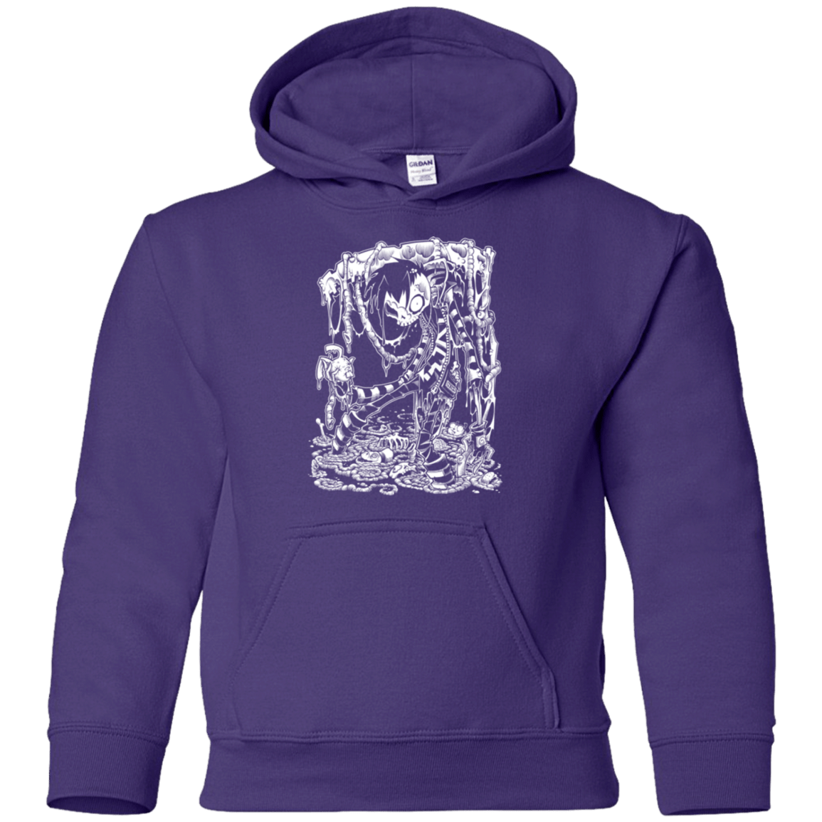 Sweatshirts Purple / YS Zombnny Youth Hoodie