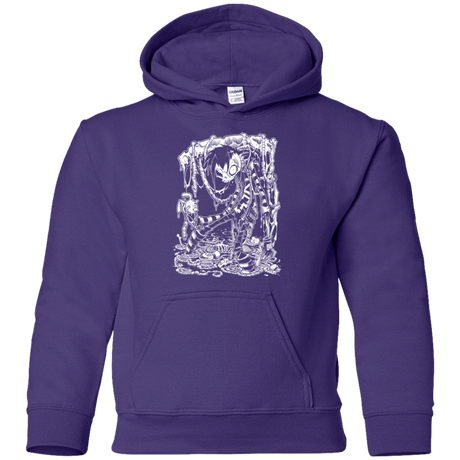 Sweatshirts Purple / YS Zombnny Youth Hoodie