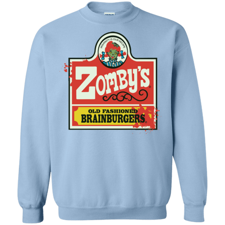Sweatshirts Light Blue / Small zombys Crewneck Sweatshirt
