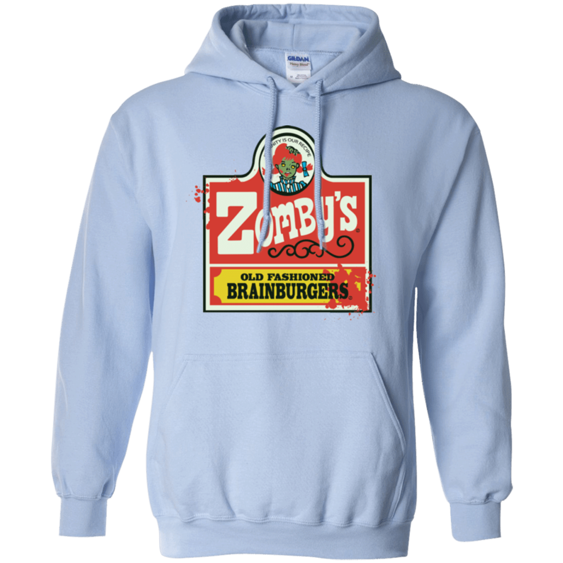 Sweatshirts Light Blue / Small zombys Pullover Hoodie