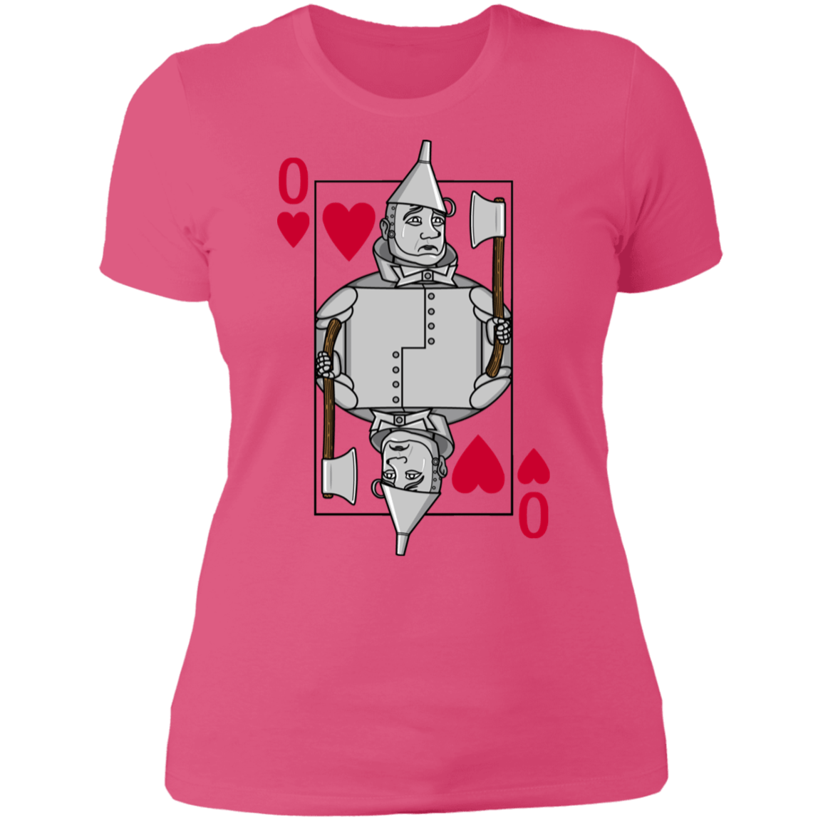 T-Shirts Hot Pink / S 0 Of Hearts Women's Premium T-Shirt