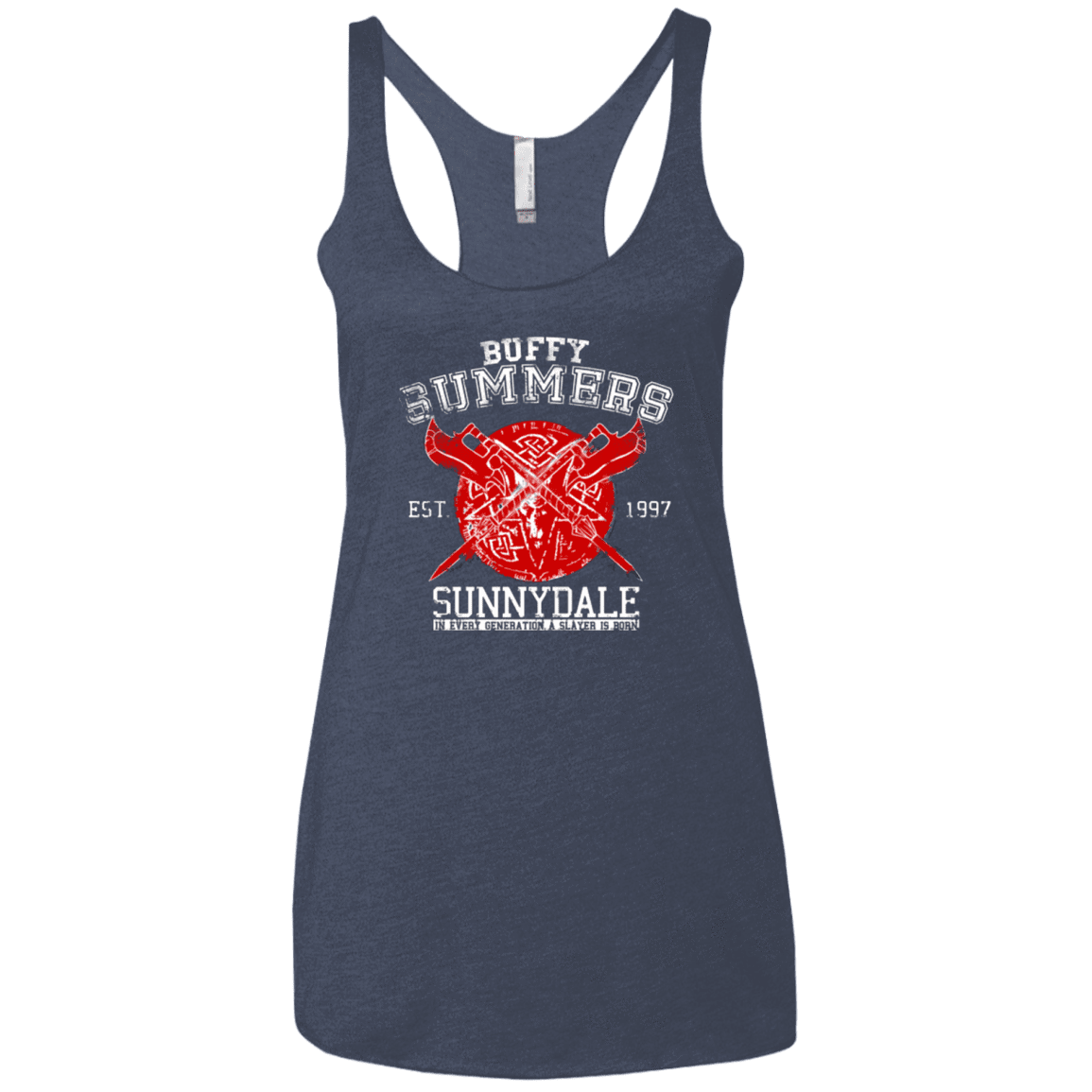 T-Shirts Vintage Navy / X-Small 1 in Every Generation Women's Triblend Racerback Tank