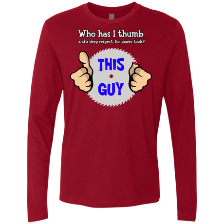 T-Shirts Cardinal / Small 1-thumb Men's Premium Long Sleeve