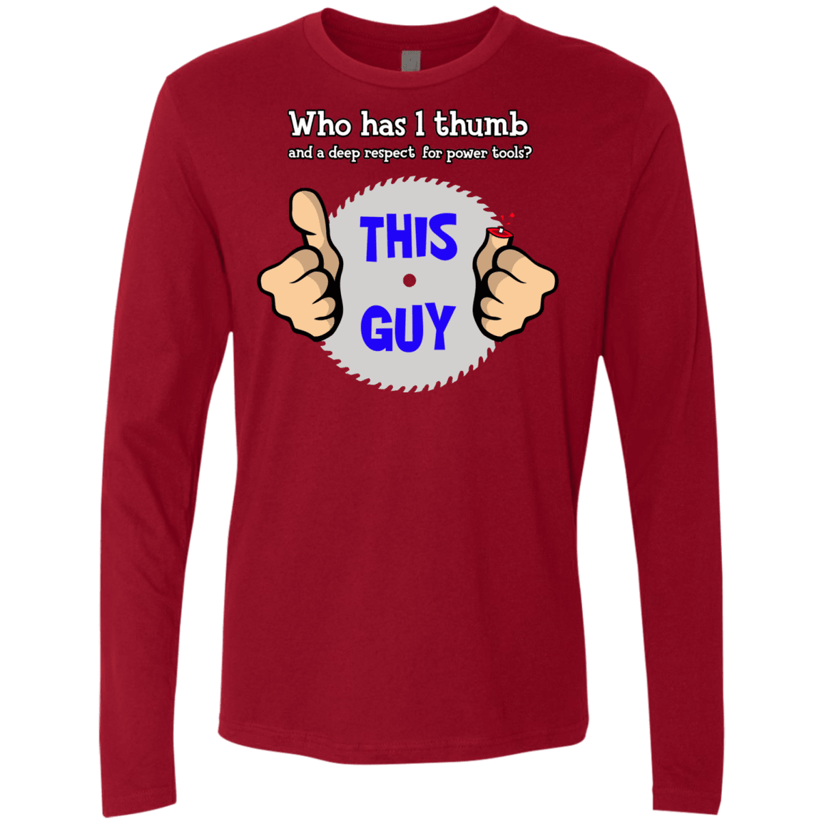 T-Shirts Cardinal / Small 1-thumb Men's Premium Long Sleeve