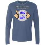 T-Shirts Indigo / Small 1-thumb Men's Premium Long Sleeve
