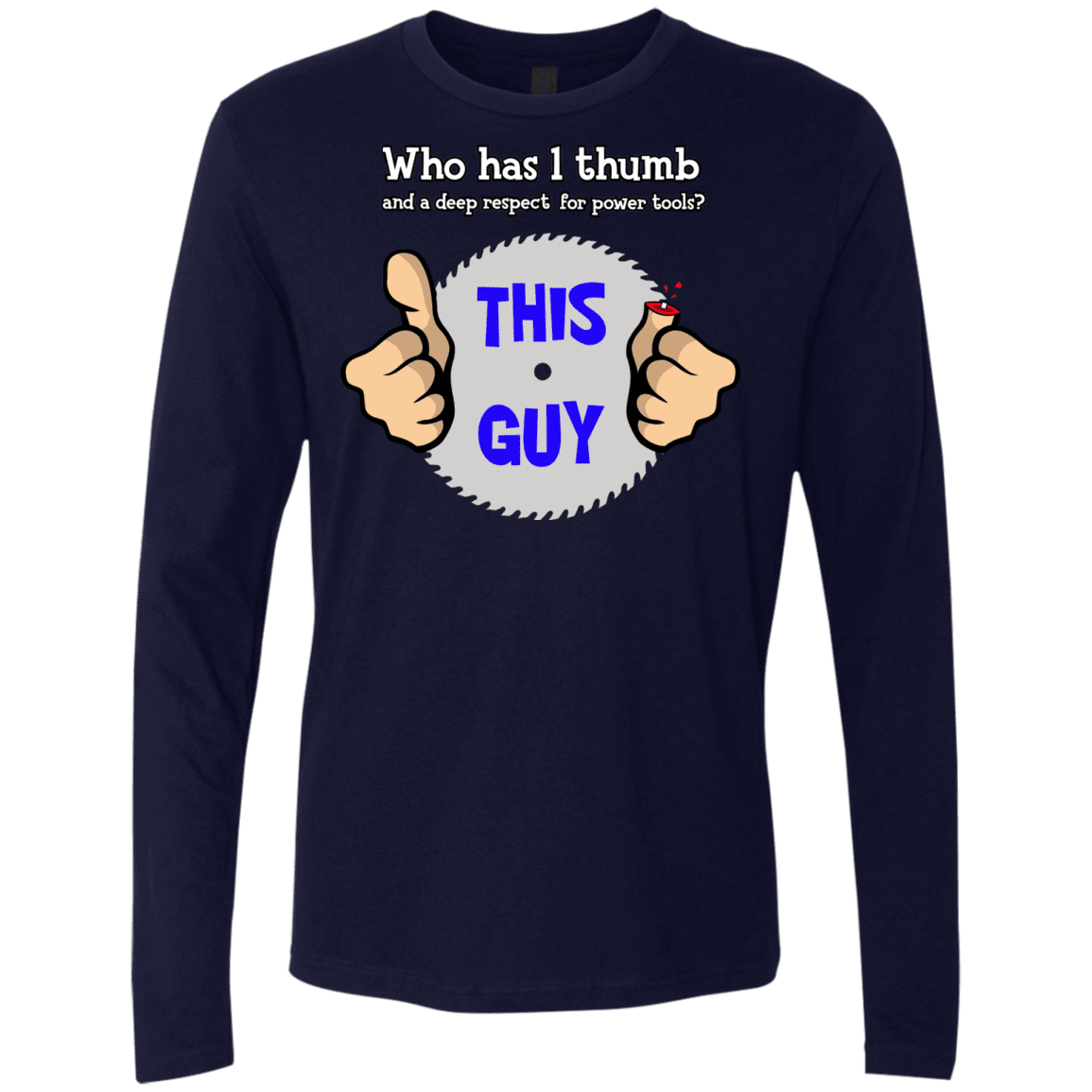 T-Shirts Midnight Navy / Small 1-thumb Men's Premium Long Sleeve