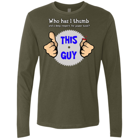T-Shirts Military Green / Small 1-thumb Men's Premium Long Sleeve