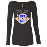 1-thumb Women's Triblend Long Sleeve Shirt