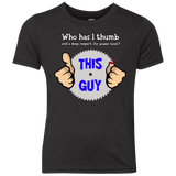 T-Shirts Vintage Black / YXS 1-thumb Youth Triblend T-Shirt