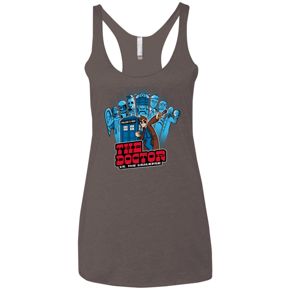 T-Shirts Macchiato / X-Small 10 vs universe Women's Triblend Racerback Tank